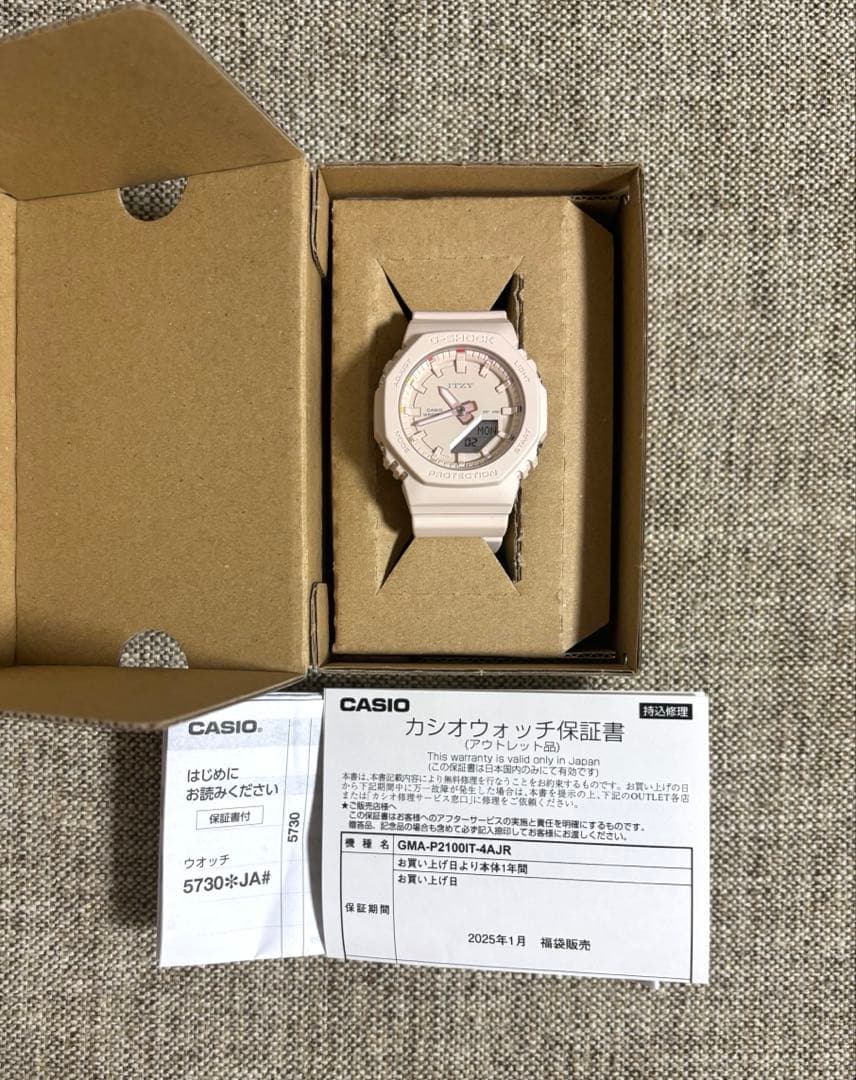 G-SHOCK GMA-P2100IT-4AJR ベージュピンク　新品未使用
