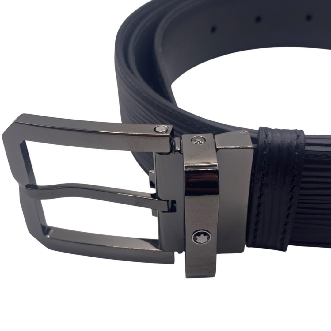 美品 montblance モンブラン　ベルト　リバーシブル　調整可120ｃｍ