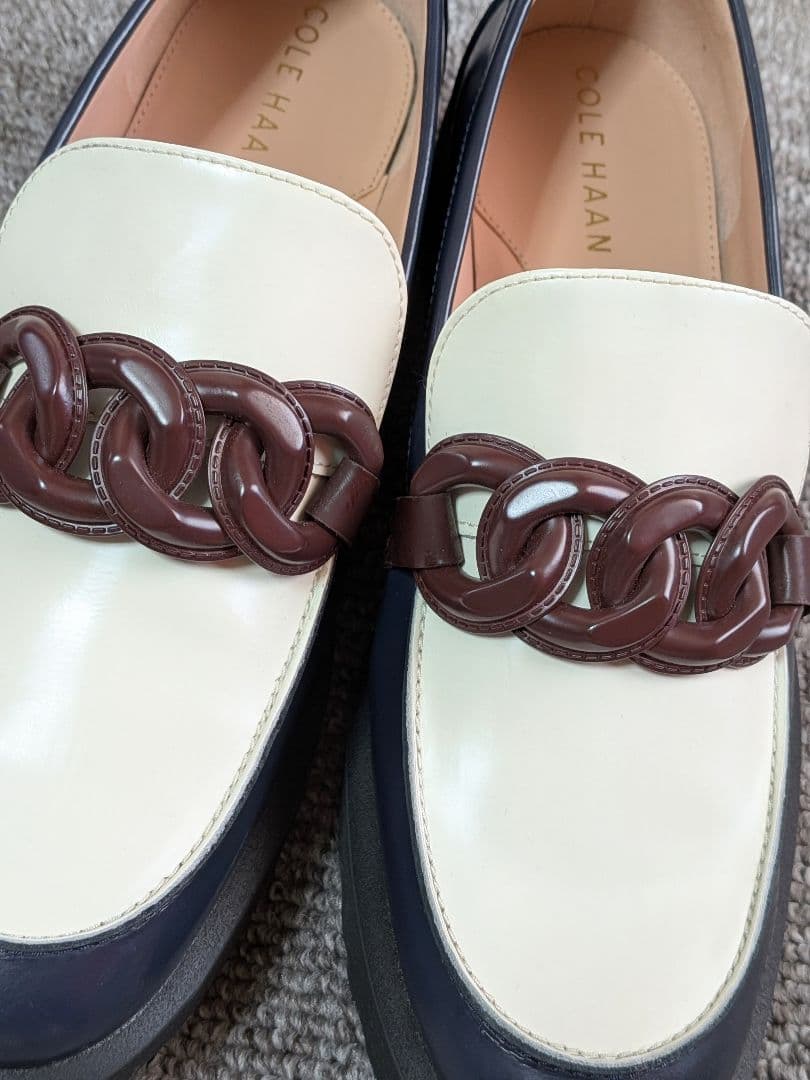 未使用 COLE HAAN コールハーン ジュネーブ チェーン ローファー