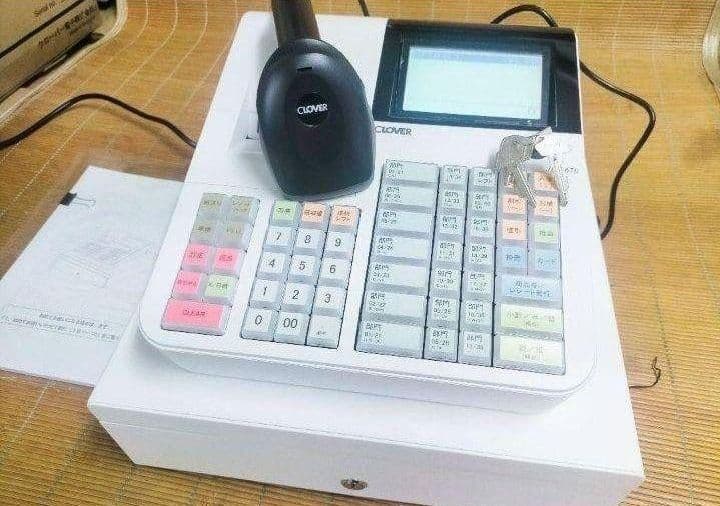 クローバーレジスター　JET-670上位スキャナ付き　PC連携　271120