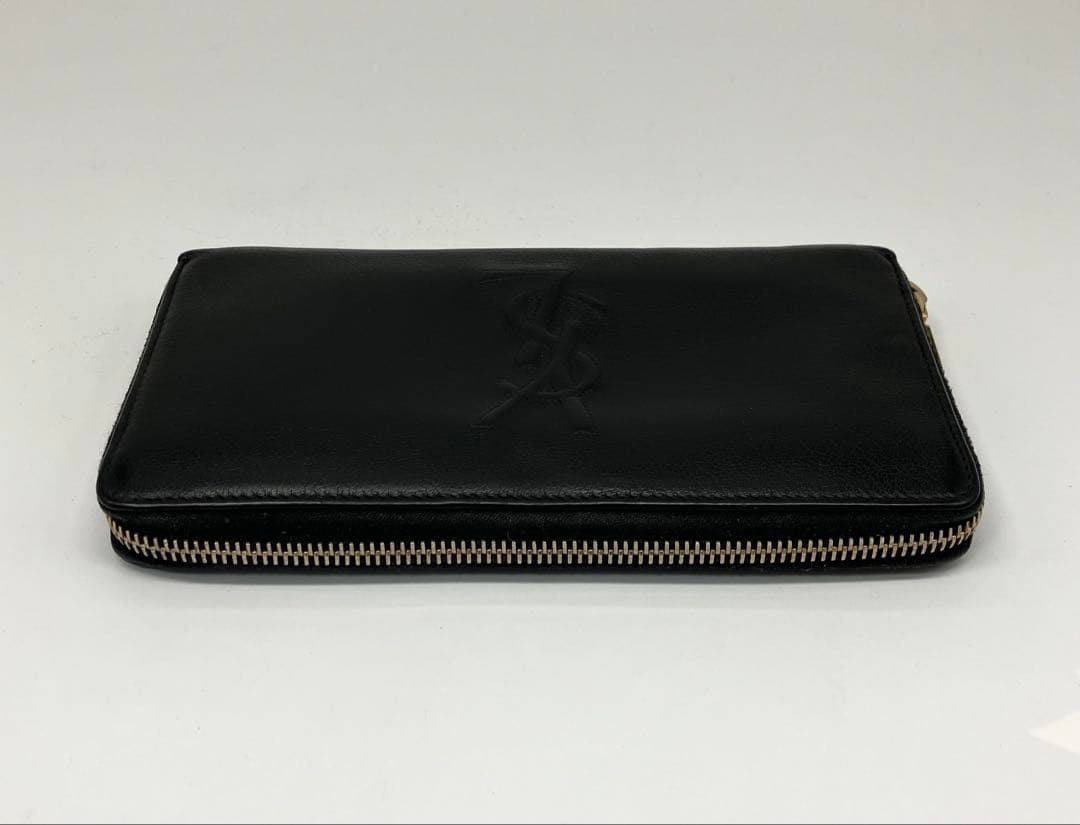 ⭐️ 美品 イヴ サンローラン YSL ラウンドファスナー 長財布 ブラック