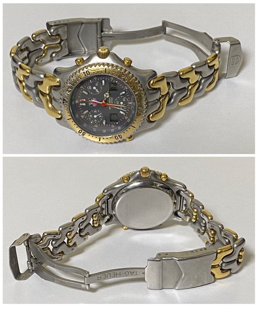 タグホイヤー セナモデル S25.206M クォーツ クロノグラフ 腕時計