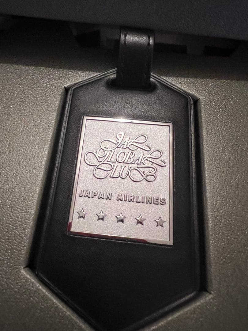 JAL 最高スティタス 黒亀タグJGCファイブスターネームプレート2個セット