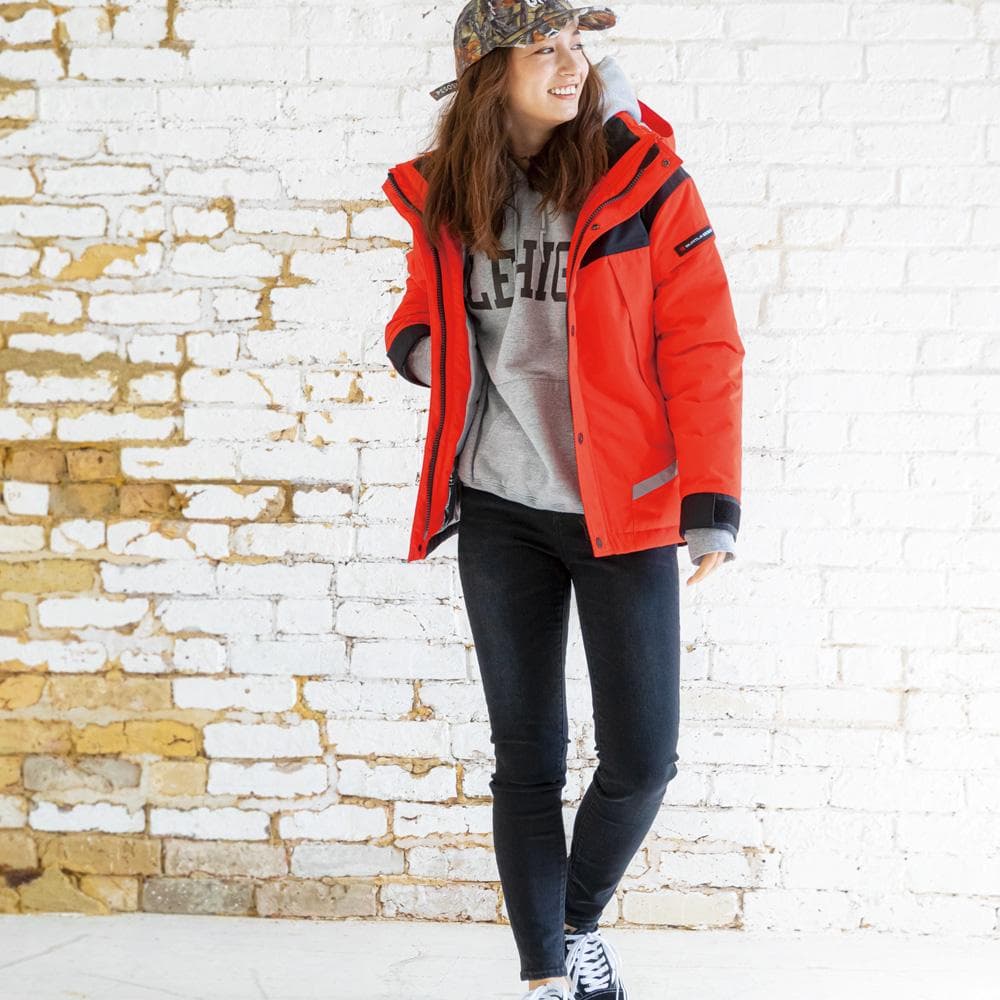 バートル　7610　防水防寒ジャケット　大型フード付　Lサイズ