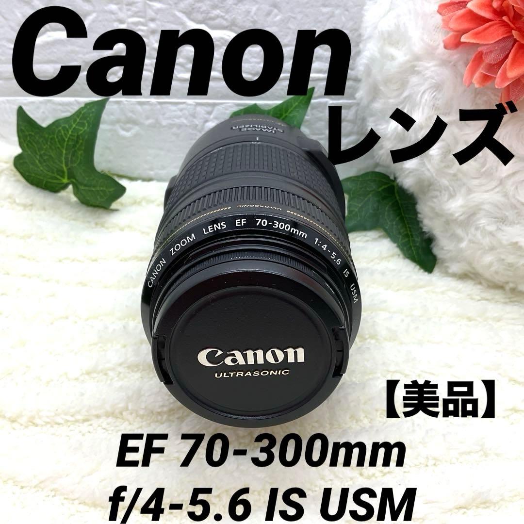 【美品】Canon EF 70-300mm f/4-5.6 IS USMレンズ