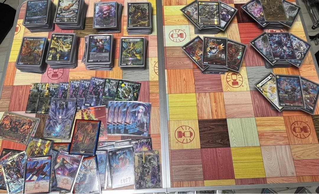 デュエマ　デュエルマスターズ 引退品　まとめ売り　スリーブ　デッキ