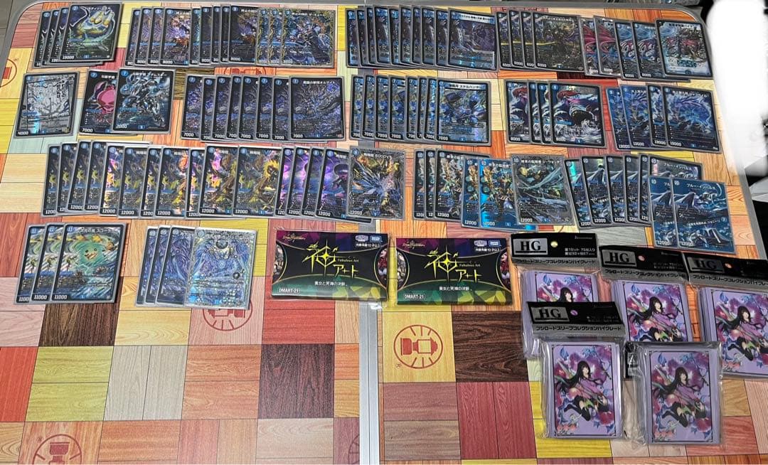 デュエマ　デュエルマスターズ 引退品　まとめ売り　スリーブ　デッキ