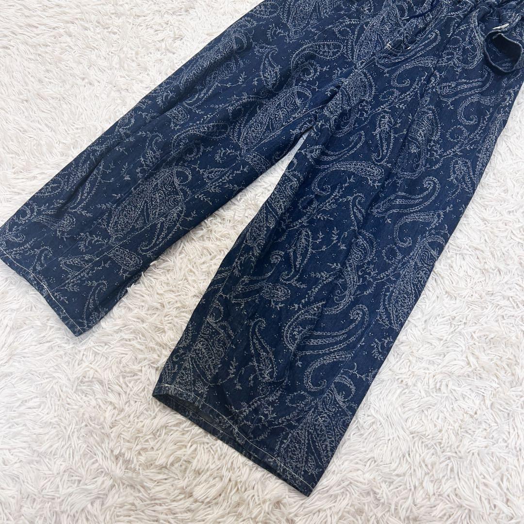 希少✨NEEDLES ペイズリーオールインワン M ネイビー