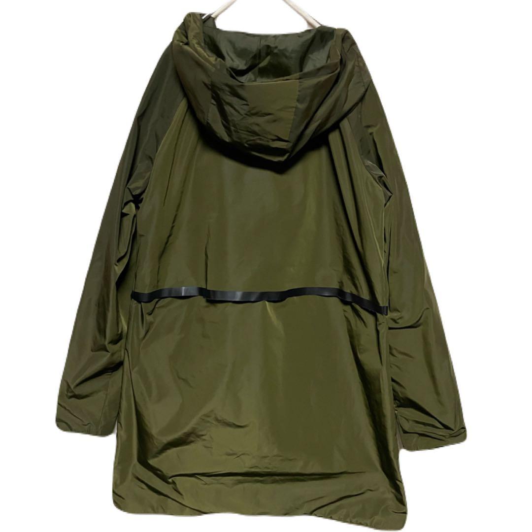 NIKE ナイロン　ジャケット　カーキ　斜めジップ　ライダース　sacai