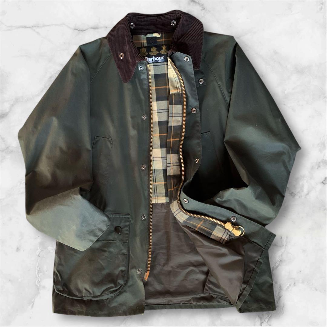も*や様 Barbour Bedale バブアー ビデイル 英国製 セージ sa