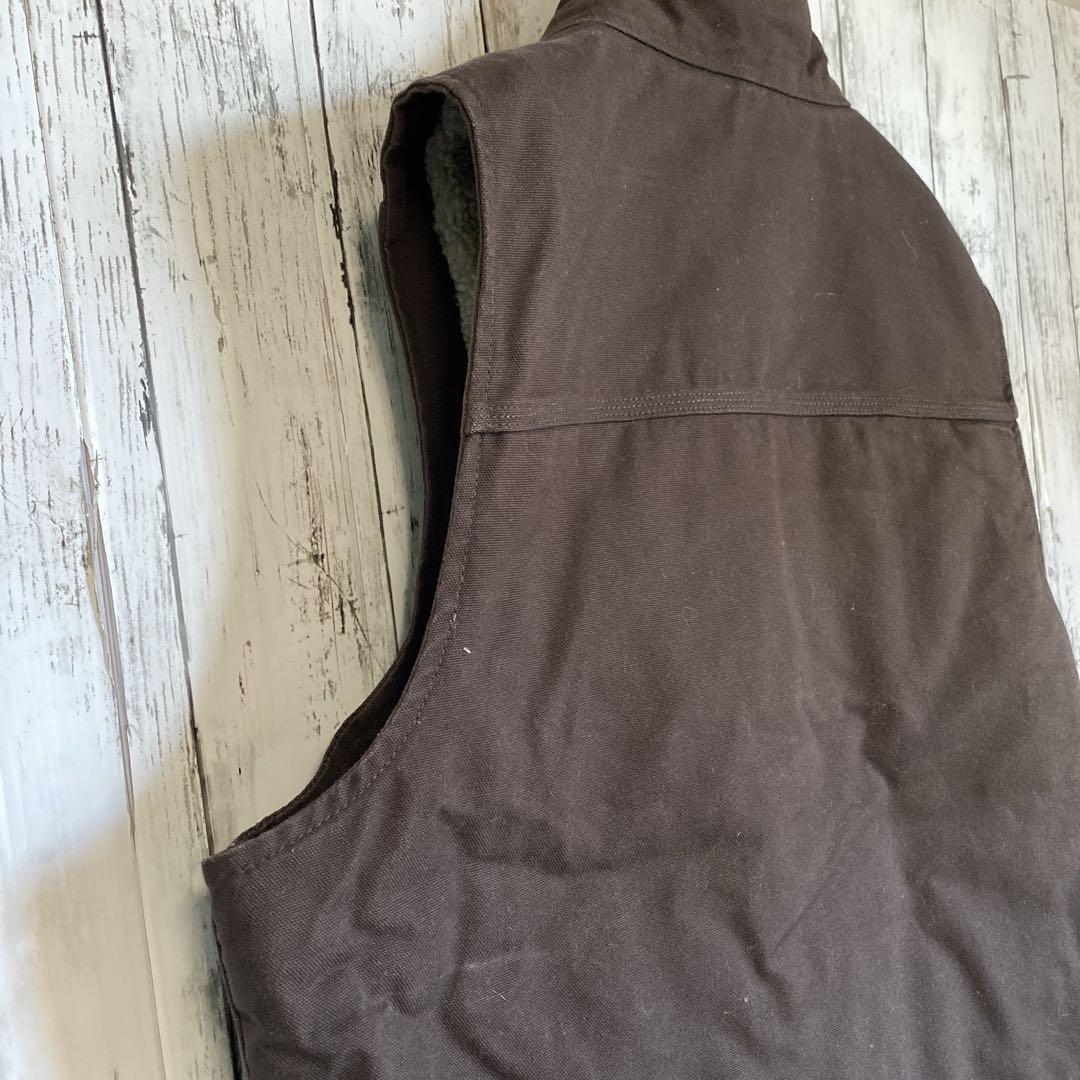 【fumi】 Carhartt ダックベスト DKB ダークブラウン M