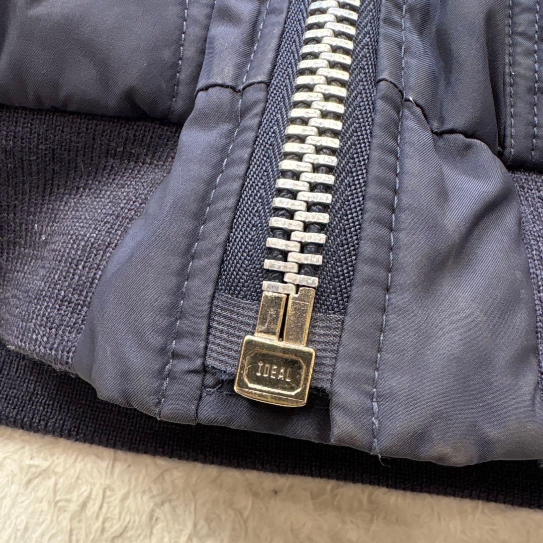 ラルフローレン　N-2B ダウンジャケット　ヴィンテージ ネイビー　ファー付