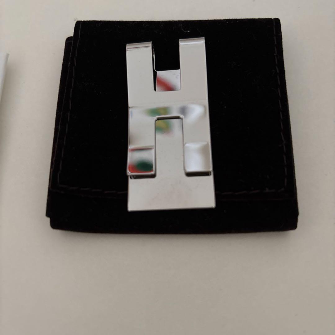 HERMES H字型マネークリップ