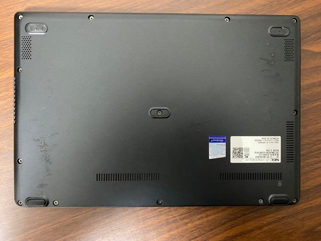 超軽量薄型NEC LAVIE ノートパソコン 第10世代i5 バッテリー良好