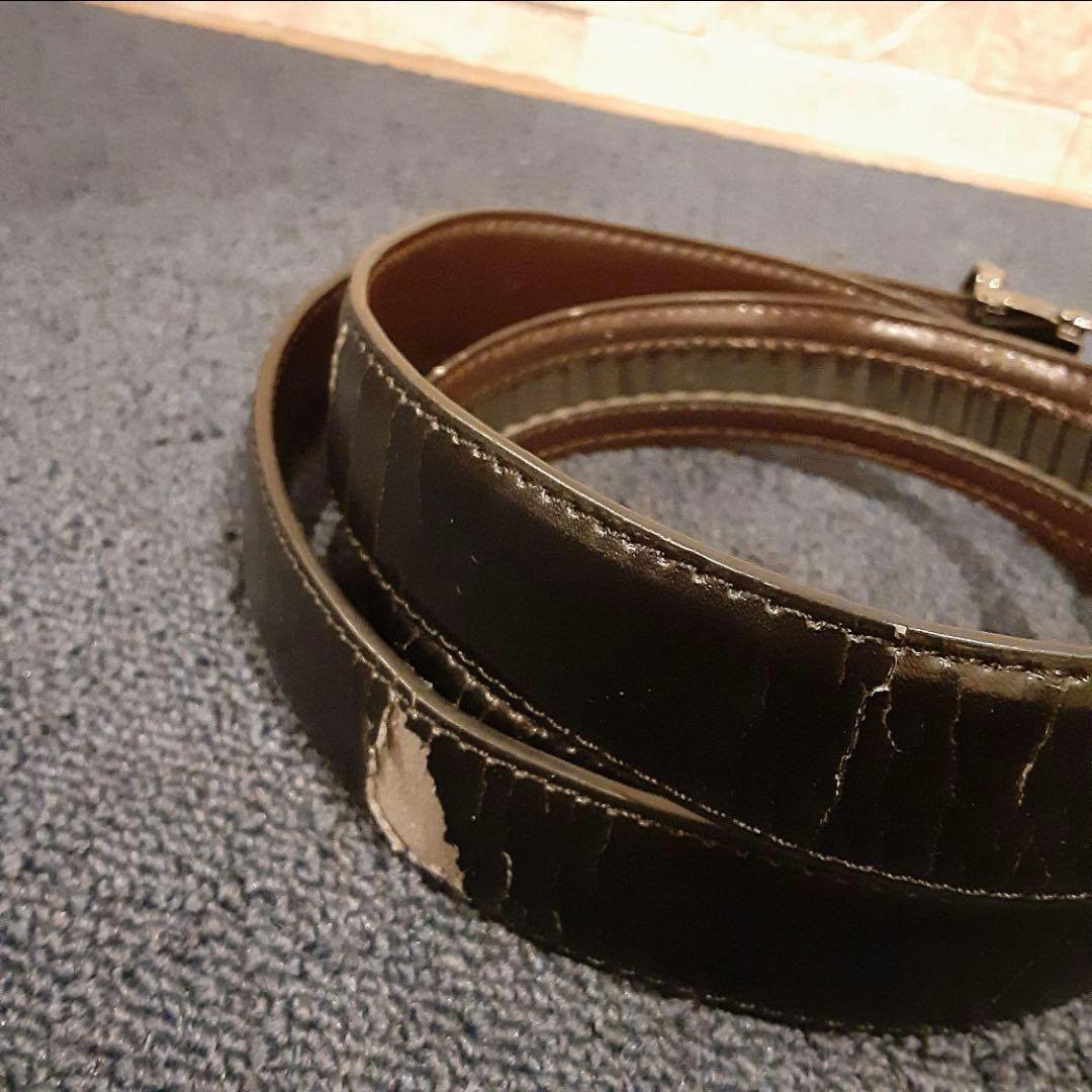 【1点限り】LOUISVUITTON ルイヴィトン シルバー ブラック ベルト