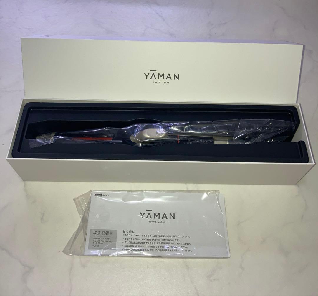【新品】YAMAN スムースアイロンフォトイオン カール 32mm YJHB1N