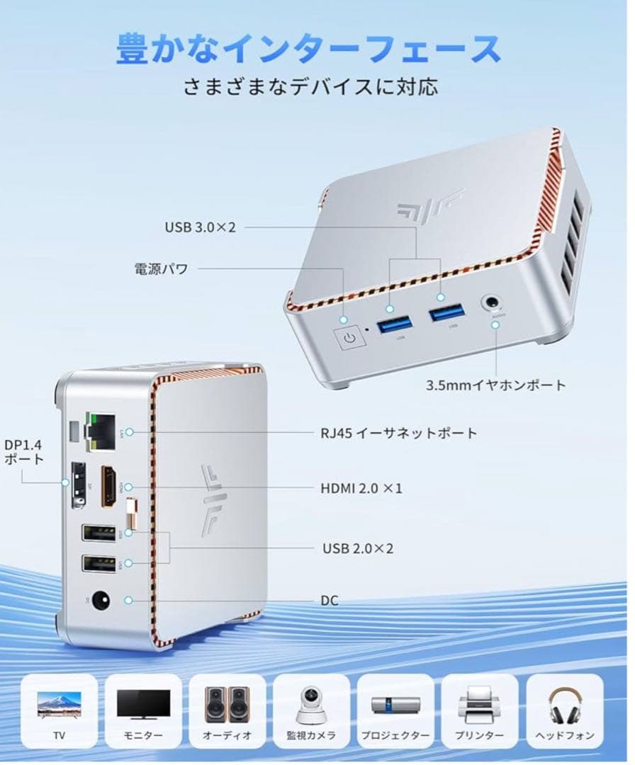 NIPOGI E2 ミニPC Intel Alder Lake-N97
