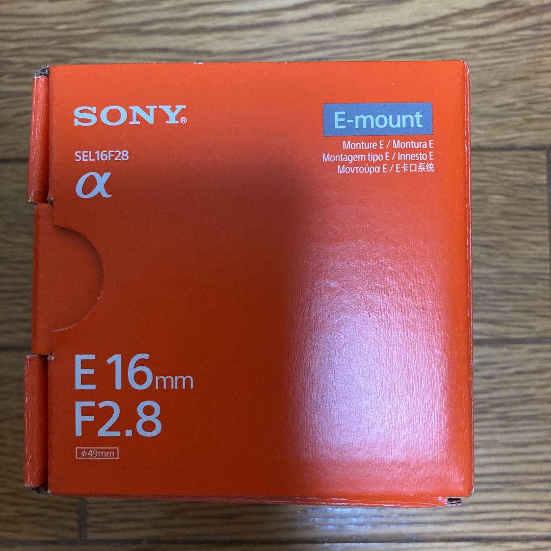 SONY 単焦点レンズ Eマウント用 APS-C専用 SEL16F28