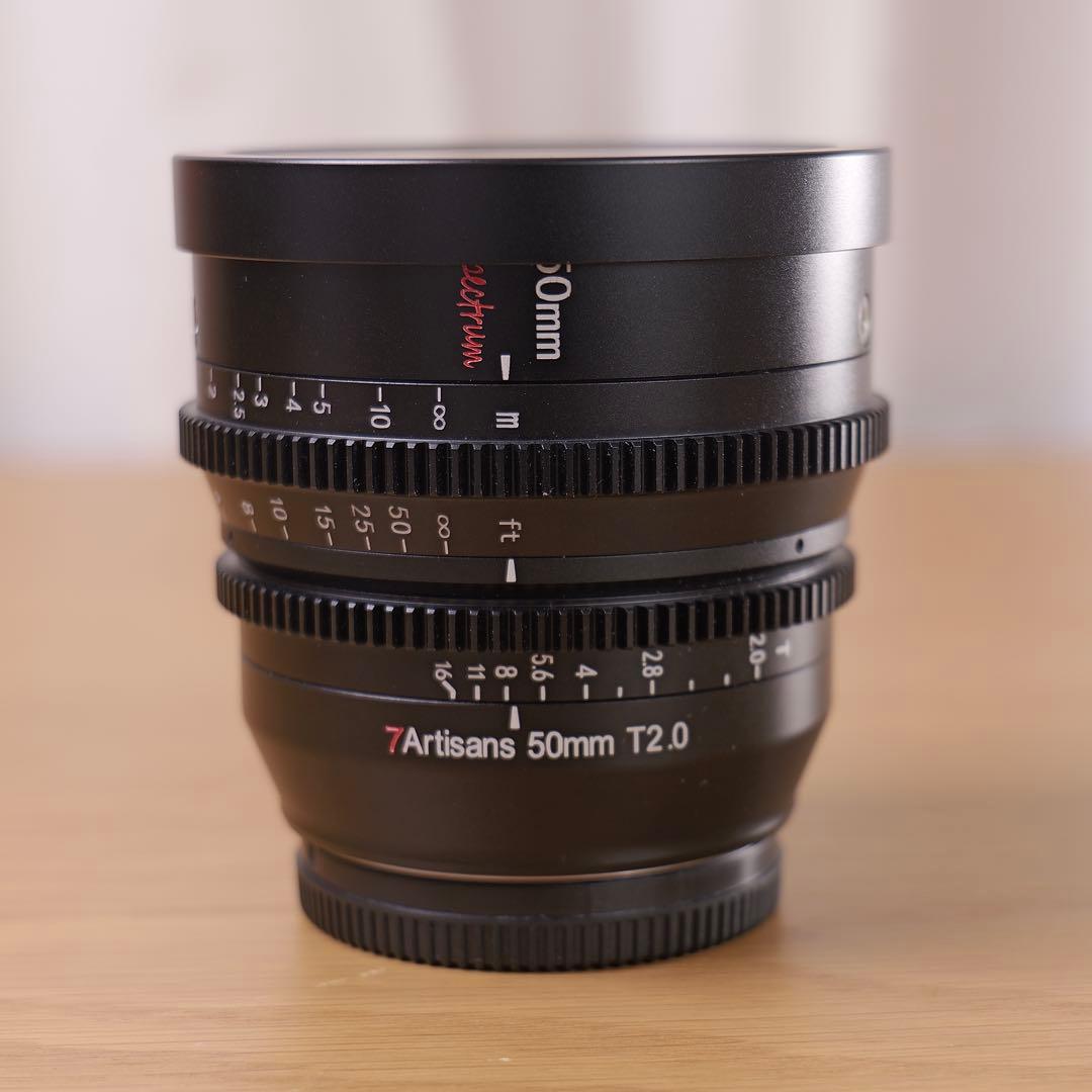 7artisans 50mm T2.0 フルサイズ シネマレンズ　美品Lマウント