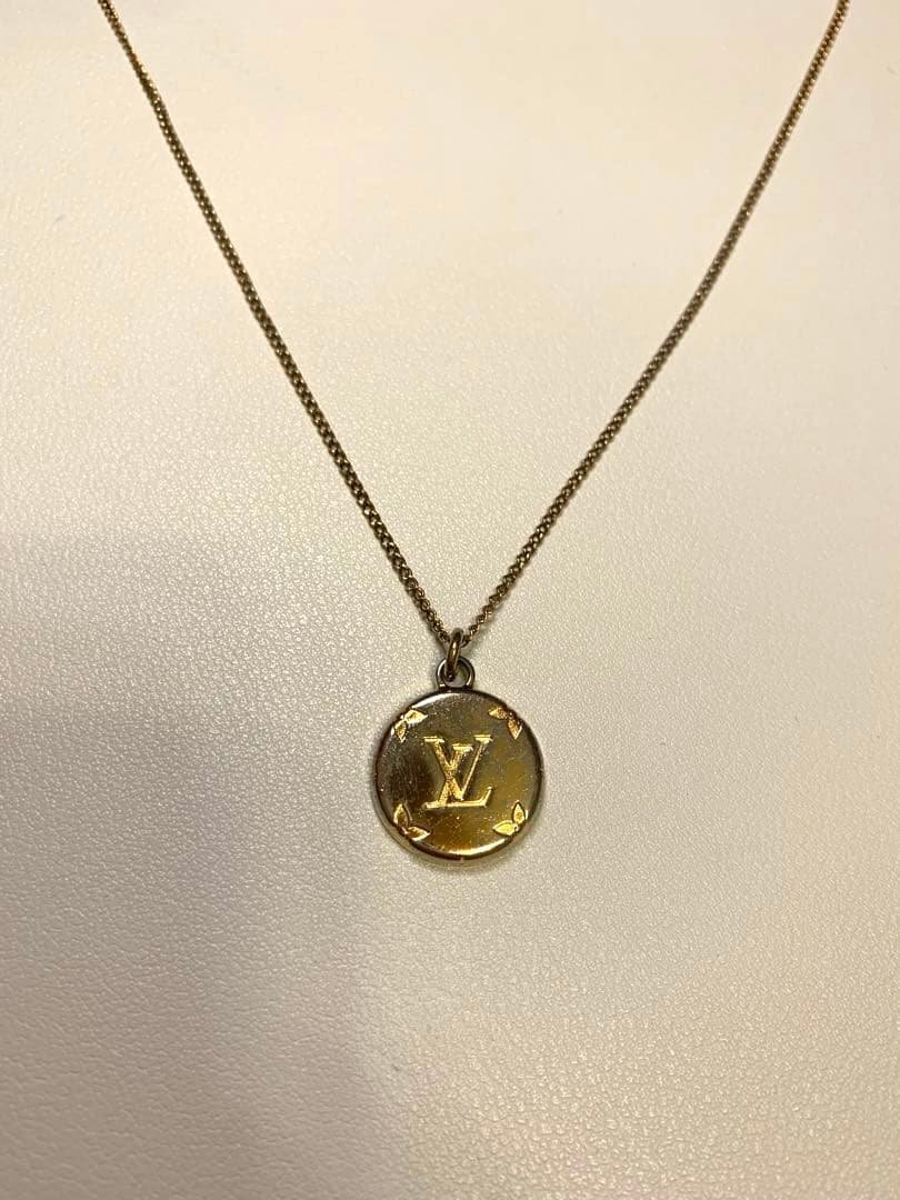 新春値下げ3日間限定価格！ LV ネックレス　モノグラム　ゴールド系リング18号