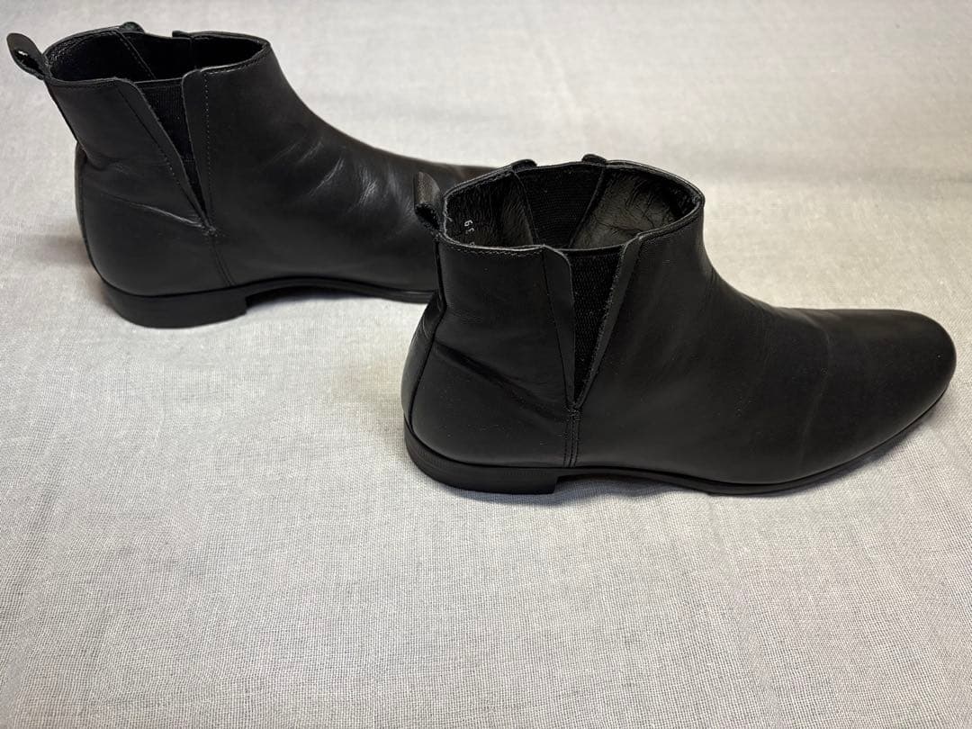 【chausser】ショセ トラベルシューズ サイドゴアブーツ 黒 39