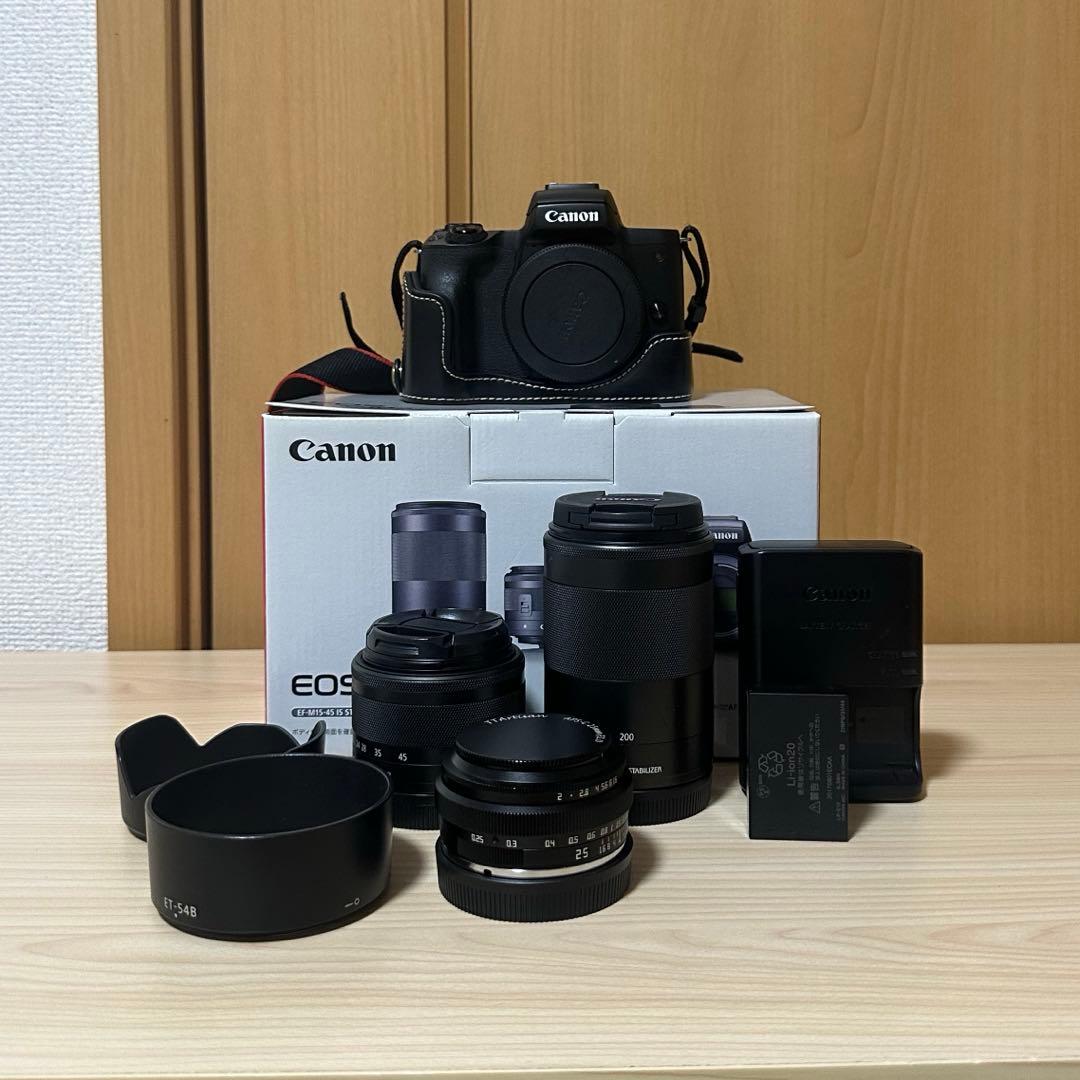 K*U様 Canon EOS Kiss M2ダブルズームセット+おまけ