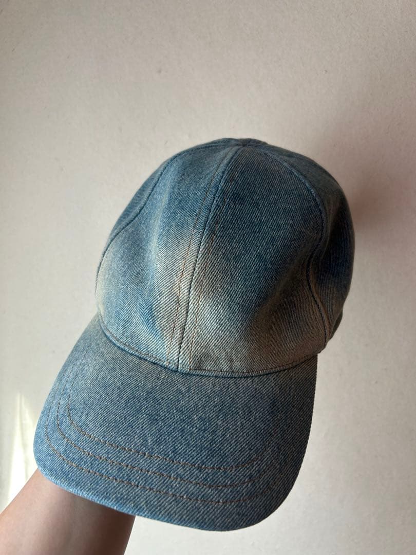 プラダ　デニム　キャップ　美品