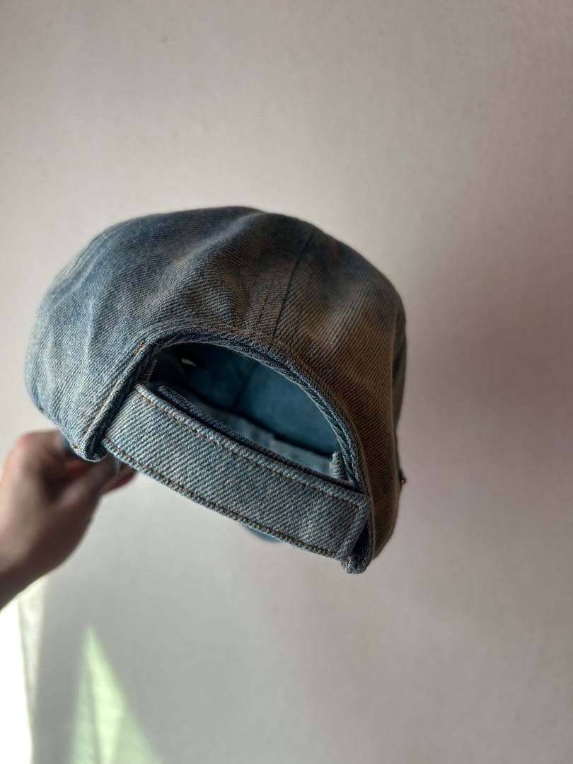 プラダ　デニム　キャップ　美品