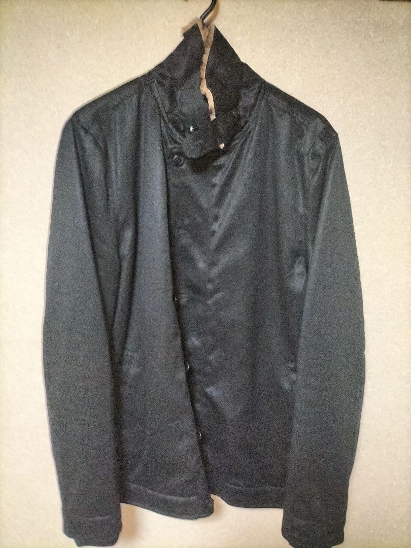 666 ブラックジャケット M レオパード柄