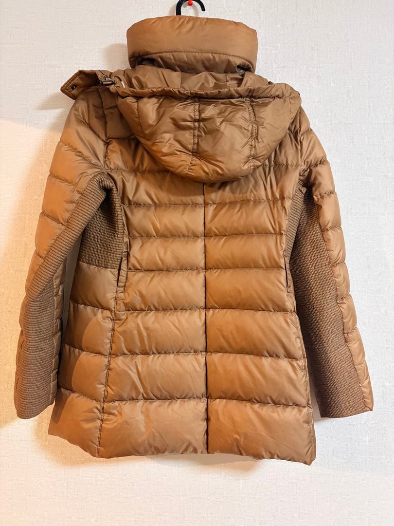 BURBERRY バーバリーダウンコート 38 フード取り外し可