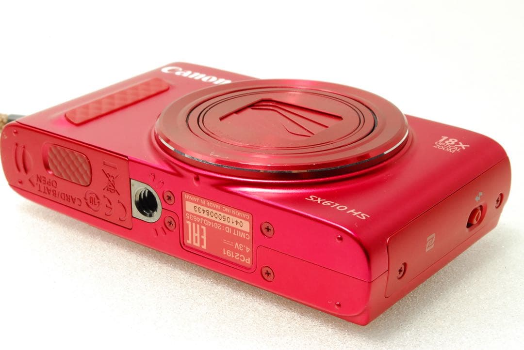 Canon PowerShot SX610HS ❤️スマホ転送 動作確認済 レッド