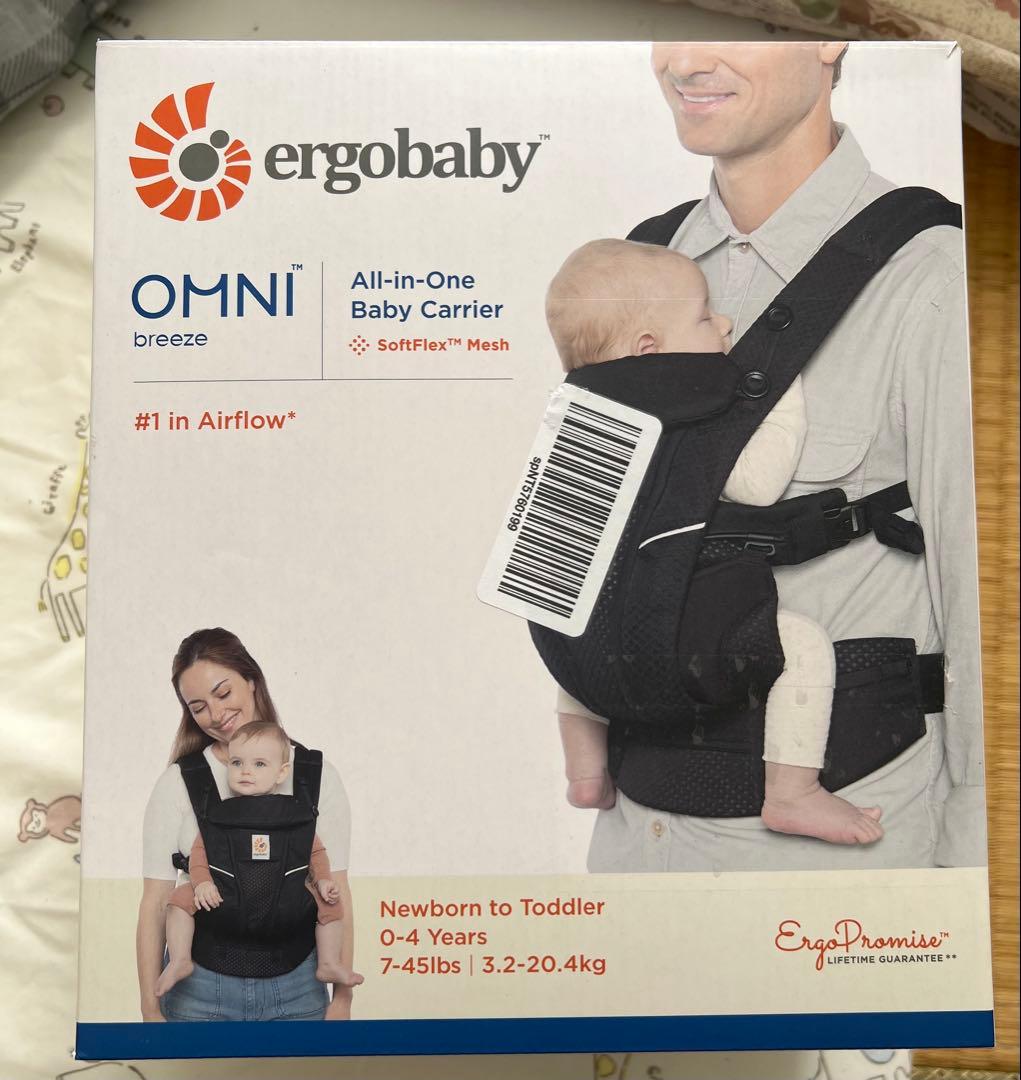 【美品】ergobaby OMNI breeze ブラック