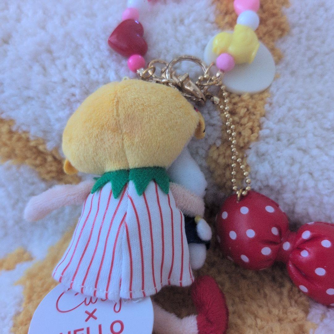 【激レア商品】カーリーコレクションキティコラボマスコットとヘアゴムおまとめ3点