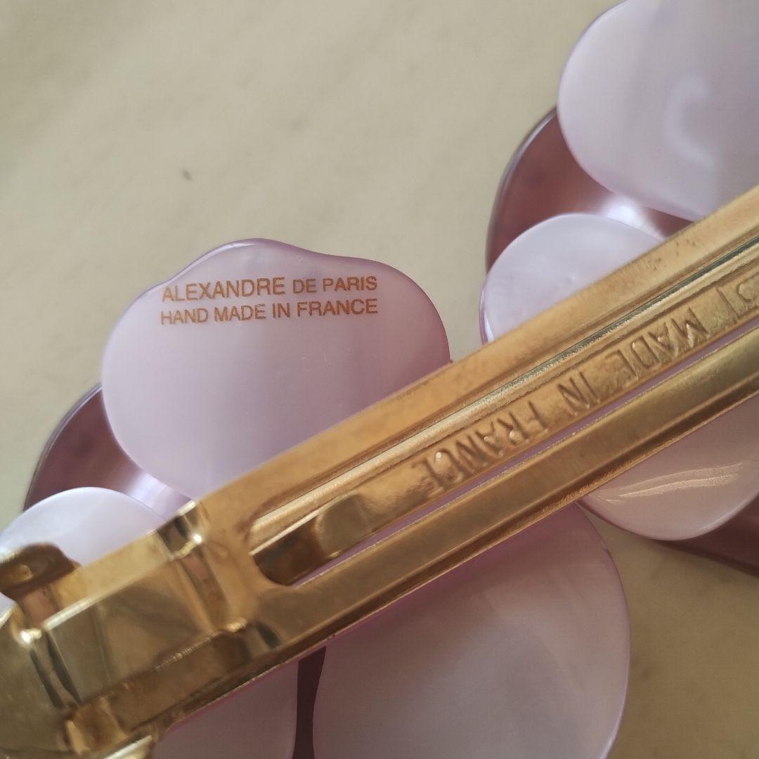 ②ー1 入手困難➠➠アレクサンドルドゥパリスワロフスキーパープル双子カメリア