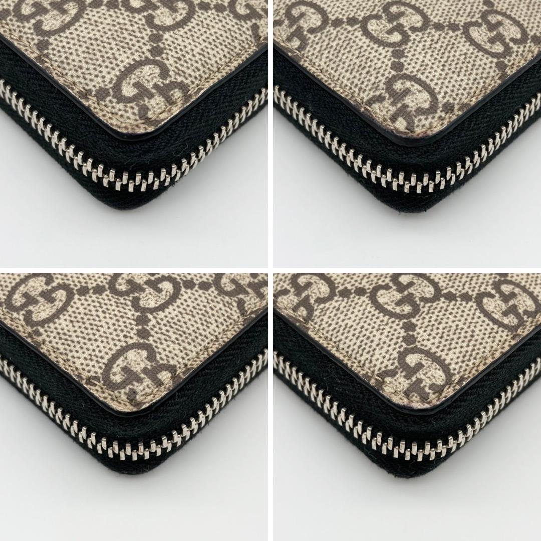 グッチ　タイガー　GGスプリーム　ラウンドファスナー　長財布　576