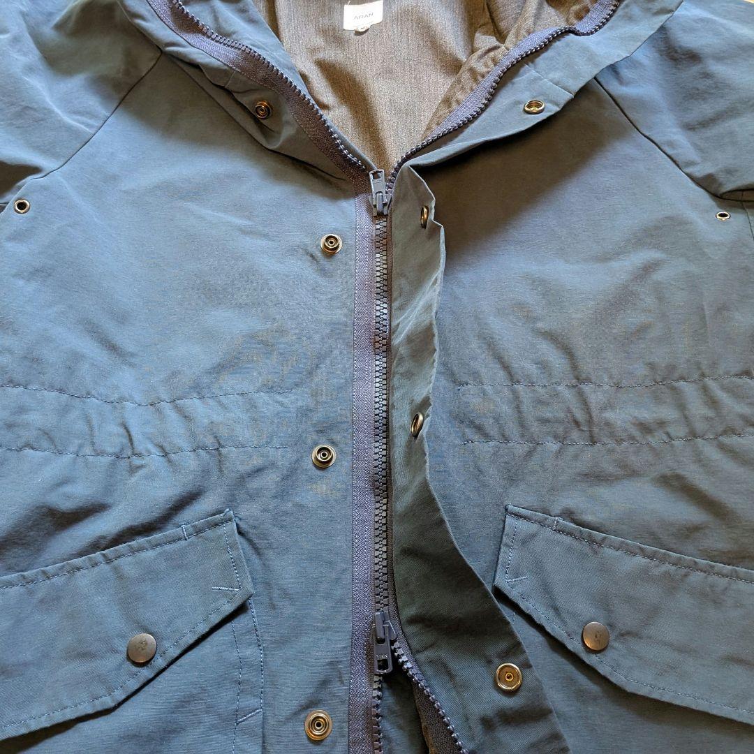 ARAN SWD Parka アラン コート ジャケット ネイビー系サイズ 2