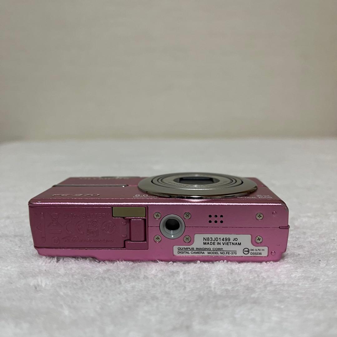 OLYMPUS FE-370ピンク　コンパクトデジタルカメラ