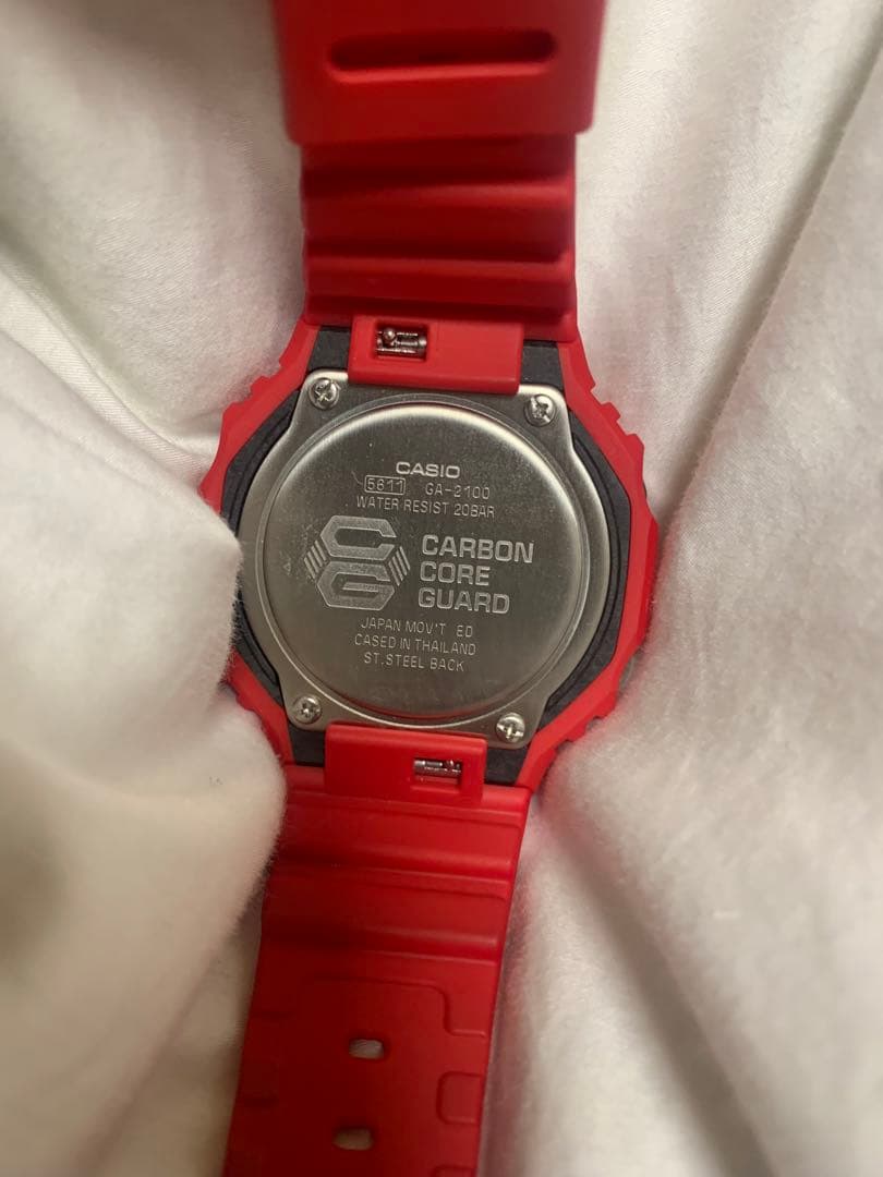 G-SHOCK GA-2100 赤色