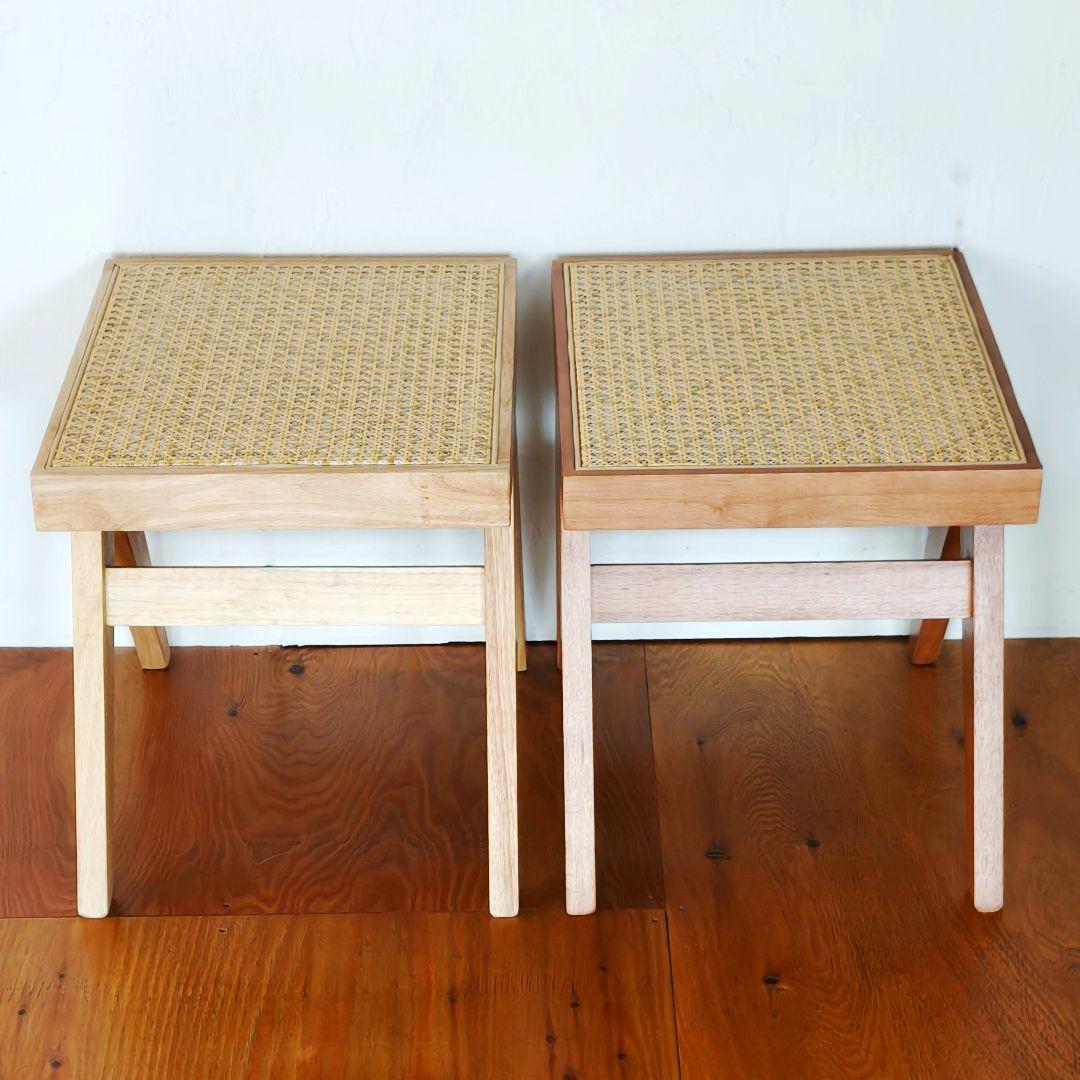 ピエールジャンヌレ　スツール　ベンチ　リプロダクト　ナチュラル　2