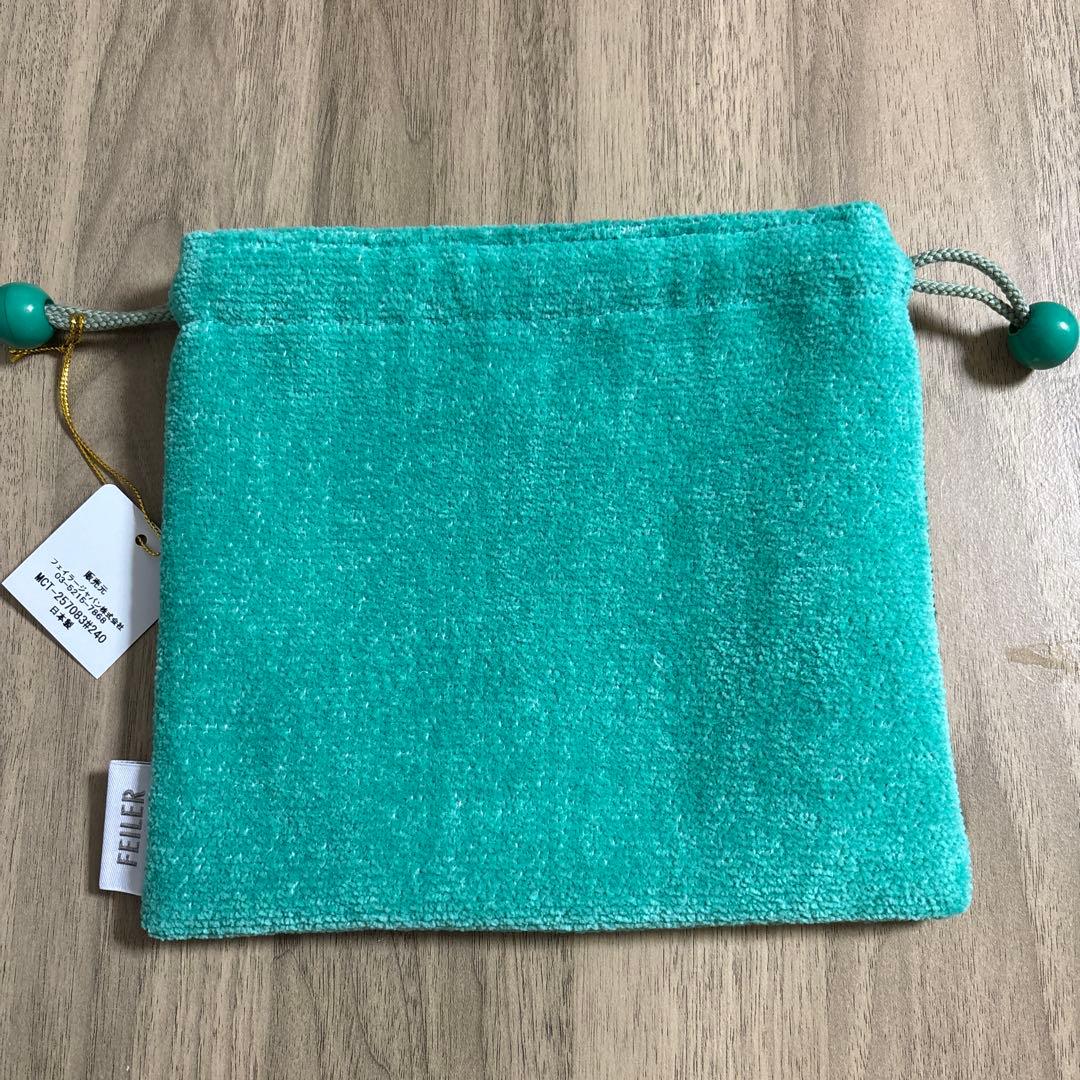 【完売品】フェイラー　ルックマイキャット　ハンカチ　巾着