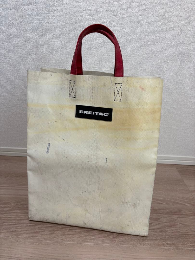 FREITAG miami vice トートバッグ ホワイト　レッド