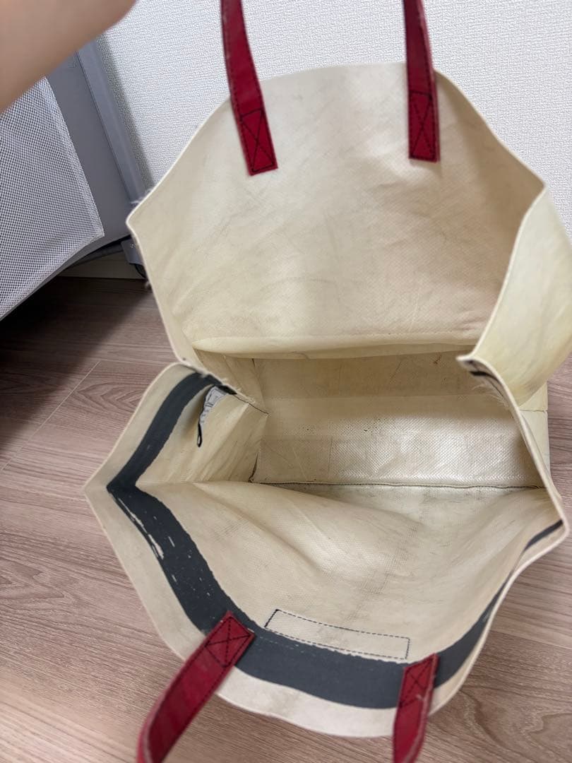 FREITAG miami vice トートバッグ ホワイト　レッド