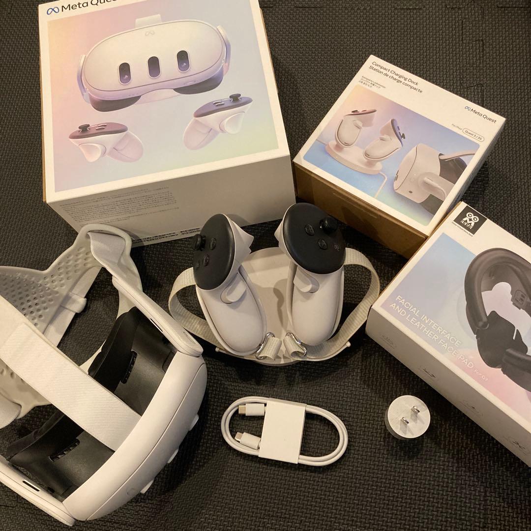  Quest3 128GB コンパクトチャージングドックなど