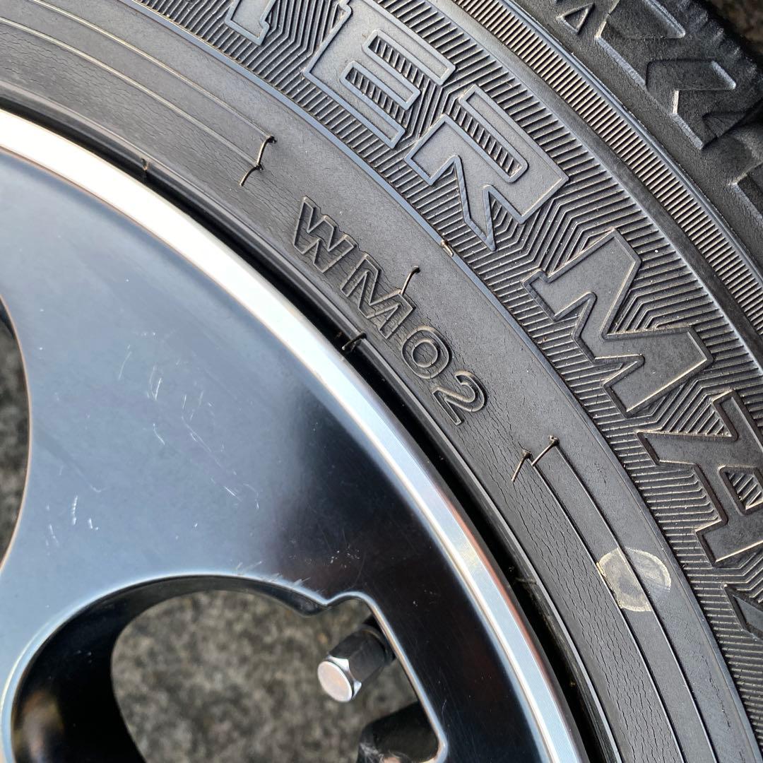 ◇中古溝有りダンロップ155/65R14スタッドレスセット スペーシア