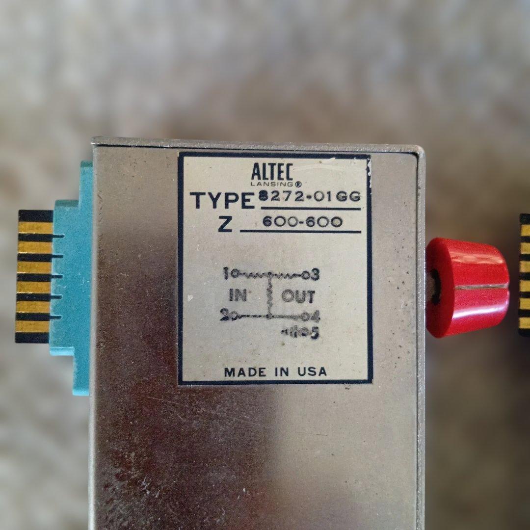 ALTECの600Ωスライドボリューム２個