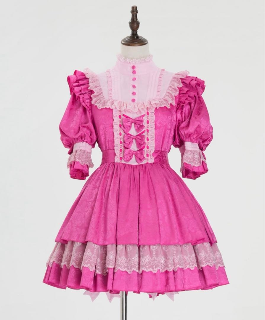 millna 見るな　ショッキングロリィタ　ピンク　ワンピース&ドロワーズ