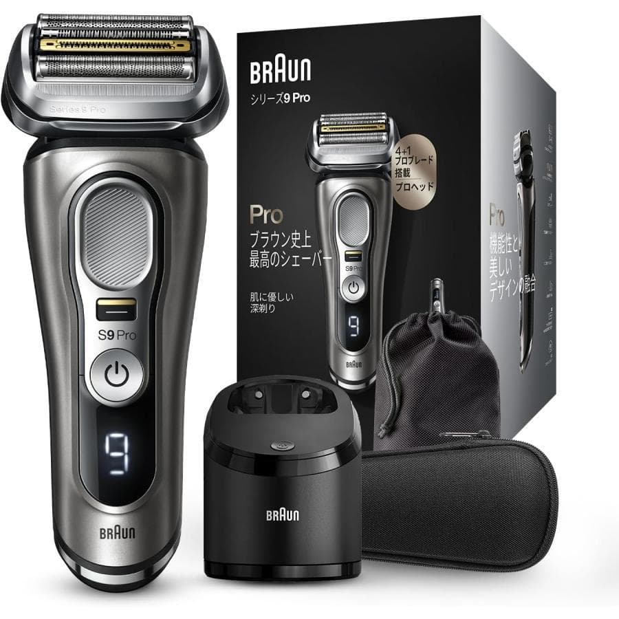 ど*ん様 【新品】ブラウン　メンズ電気シェーバー　シリーズ9Pro 9455 洗