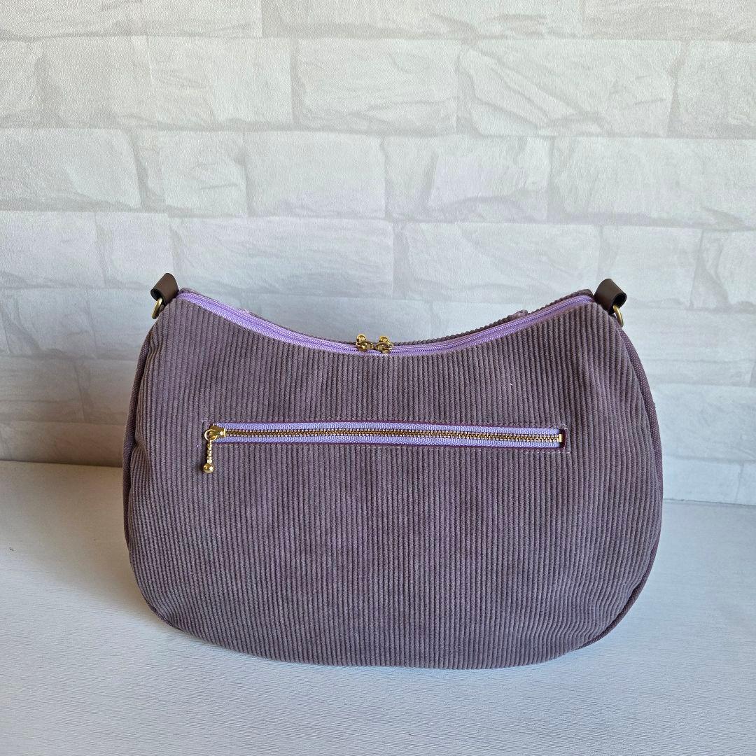 ミーコ&ターボ様　蓋付きショルダーバッグ　ハンドメイド