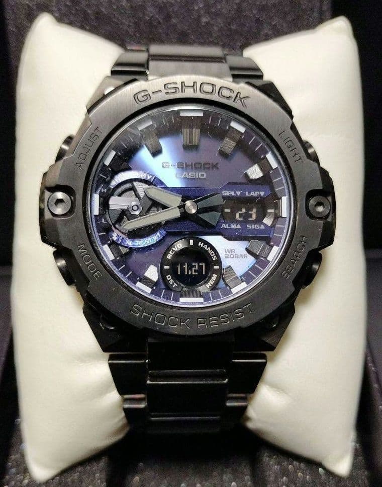 【極美品】G-shock GST-B400BD-1A2JF　腕時計