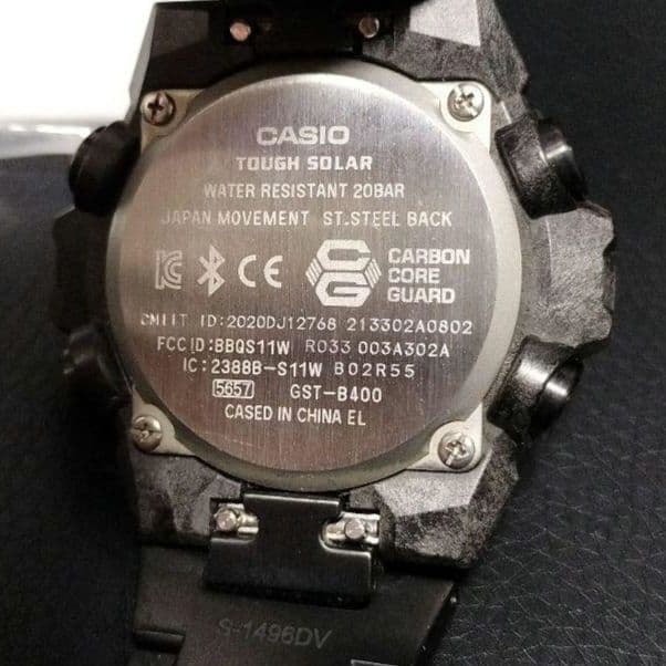 【極美品】G-shock GST-B400BD-1A2JF　腕時計